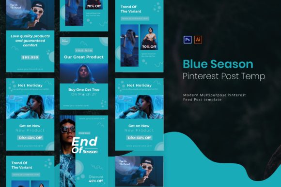 Blue Season: Crafting Visual Harmony for Your Brand