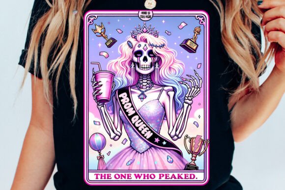 Embrace the Sass: The One Who Peaked Tarot PNG