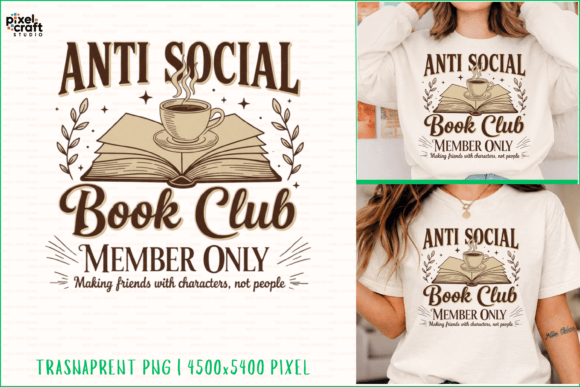 Embrace Your Introvert Side with the Anti Social Book Club Design