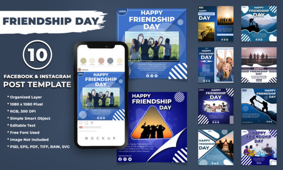 Friendship Day Social Banner Templates: Boost Your Marketing