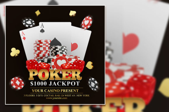 Modern Poker Social Media Post: The Ultimate Editable Template