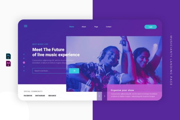 Musicianty: A Landing Page Template for Modern Brands
