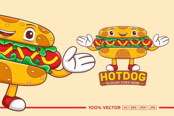 Unleash Your Brand's Fun Side with This Hot Dog Mascot